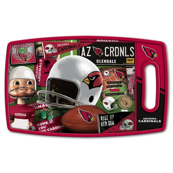 YouTheFan NFL Arizona Cardinals Retro Series Cutting Board