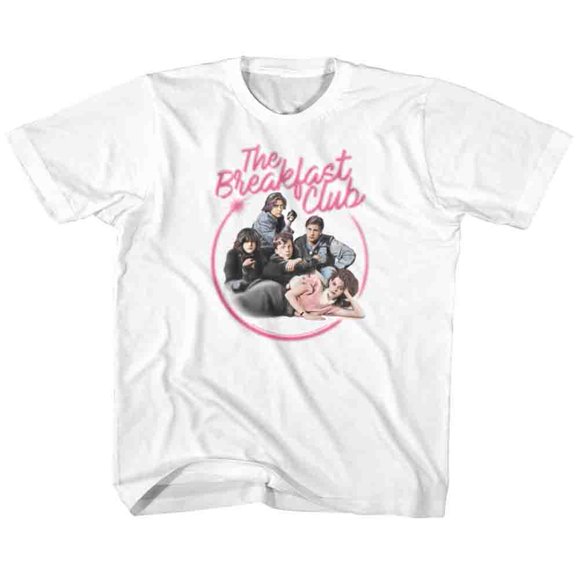 Breakfast Club 80s Teen Movie Film Crew Airbrushed Logo Youth T-Shirt Tee