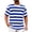 Blue 1, variant on cfhntfmh Mens Striped T Shirt Short Sleeve T-Shirts Casual Crewneck Basic Shirt Color Block Stretch Summer Beach Vacation Tees