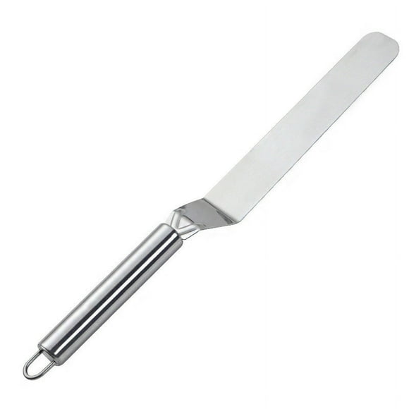 Cake Decorating Tools,Stainless Steel Cream Spatula Baking Tools Birthday Cake Stripping Knife Cream Decorating Curved Kisss Knife Scraper,Stainless Steel Spatula,Birthday Cake Decorations