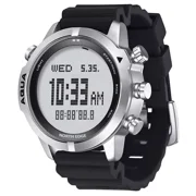 NORTH EDGE Computer 47mm Digital Diving & Outdoor Sport Wristwatch, Stainless Steel, White Face