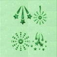 thumbnail image 1 of Ahgly Tapis d'Intérieur Lavable en Machine Carré Vert Menthe Transitionnel, 7 Pieds Carré, 1 of 7