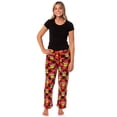 thumbnail image 2 of Dr Seuss Woman's The Grinch Buffalo Plaid Plush Fleece Pants Juniors Lounge Pajama Pants w/ Adjustable Elastic Waistband, 2 of 6