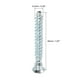 thumbnail image 3 of Tornillo Confirmat Uxcell para muebles 6.3x50mm tornillos de madera con socket hexagonal galvanizados 20pcs, 3 of 5
