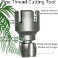 thumbnail image 3 of 1/2'' and 3/4'' Water Pipe Internal and External Integrated Threader,Integrated Internal & External Pipe Threading Tool,2025 New Pipe Thread Cutting Tool, 3 of 8