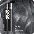 thumbnail image 3 of BOLDIFY Hair Fibers: Grey Concealer - 28g Bottle - Fine Hair Solution for Women & Men, 3 of 10