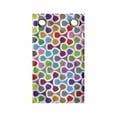thumbnail image 1 of Colorful Hanging Pocket Organizer, Colorful Patterns with Curves Geometry Cheering Creative Ornamental Design, Printed Polyester Storage Bag with Pockets, 9" x 16", Multicolor, 1 of 2