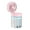 Pink, variant on SIYTUAU Blue Portable Usb Spray Cooling Fan With 450Ml Tank 3 Speed Settings Mini Humidifier And Night Light For Home Office Bedroom Travel Use Blue