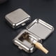 thumbnail image 1 of Ceniceros, Cenicero con tapa, Cenicero portátil, Cenicero de exterior, Cenicero de metal con tapa, Ceniceros de exterior para cigarrillos, Ceniceros frescos, Buen sellado, 1 pieza (Plata), 1 of 5