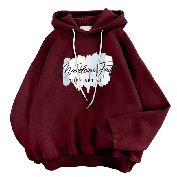 Baberdicy Essentials Hoodie Women's Cute Sweatshirt Kawaii Long