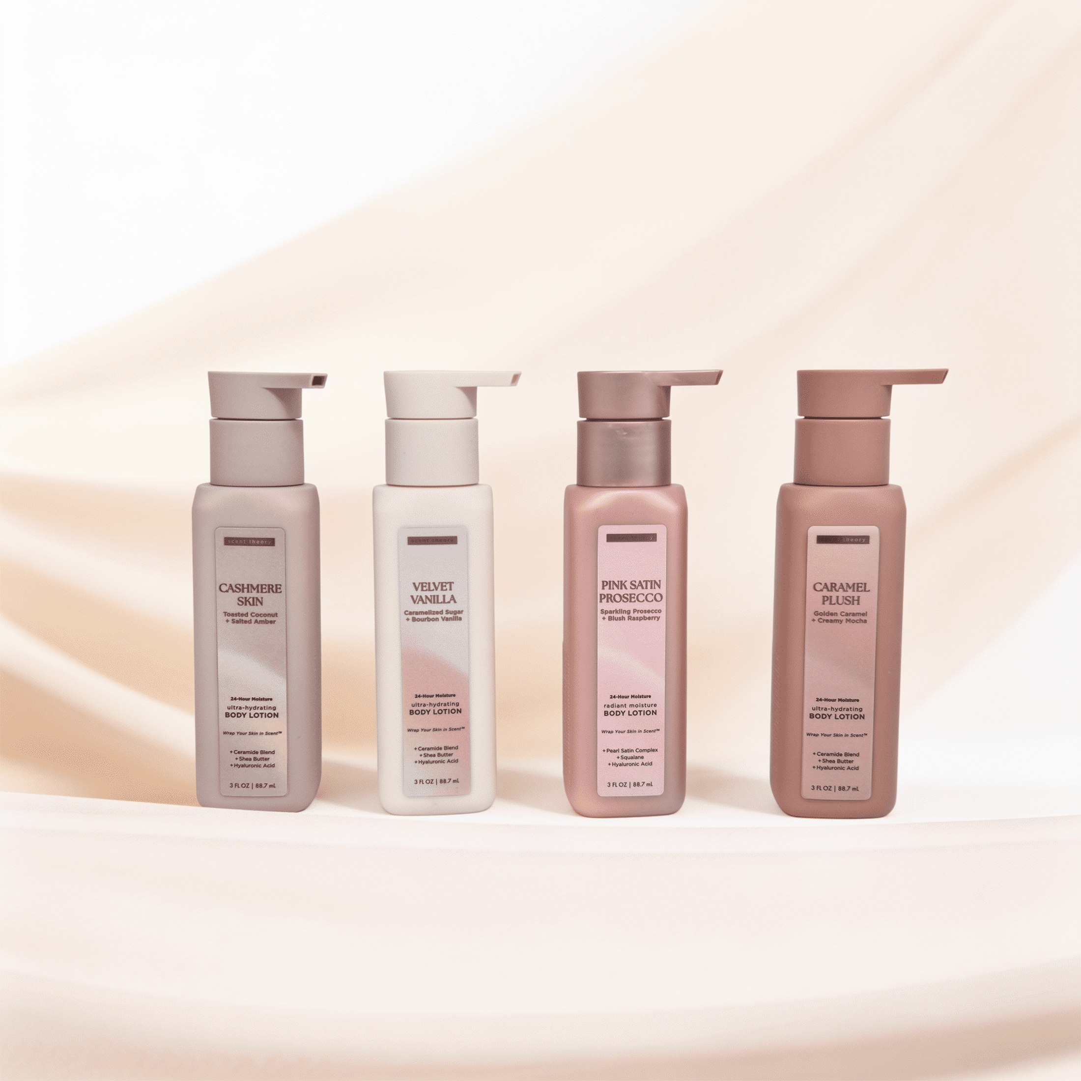 Scent Theory Wrapped Body Lotion Discovery Set, 4 Count