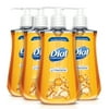 (Pack of 4) Dial Antibacterial Liquid Hand Soap, Gold, 9.375 Ounce