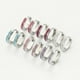 thumbnail image 2 of Arracadas Chicas P/ niña adulto Swarovski Oro Blanco 14K Lam azul Unitalla, 2 of 5