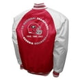 thumbnail image 3 of Men's-Franchise Club Red Georgia Bulldogs Satin Full-Snap Jacket, 3 of 3