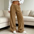 thumbnail image 7 of Yirov Fluffy Pajama Pants for Women Comfy Soft Fuzzy Pj Bottoms Loungewear Drawstring Fleece Sleepwear for Winter, 7 of 7