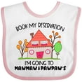 thumbnail image 3 of Inktastic Book My Reservation I'm Going to Mawmaw and Pawpaw's- House Boys or Girls Baby Bib, 3 of 4
