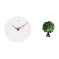 thumbnail image 1 of Reloj de pared decorativo con estatua de , figura de escritorio, decoración para estante. Fabricado en fibra de densidad media y resina. Idea, 1 of 8