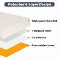 thumbnail image 3 of 6-Pack Vehicle Protection System - White Garage Door Guards, Adhesive Auto Body Protectors for Car Truck SUV Parking Safety, 3 of 9