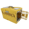 thumbnail image 2 of Large Capacity Foldable Cat Crate with Breathable Ventilation, Easy Installation, Travel Pet Carrier for Outdoors Trip, Foldable Design, 2 of 7