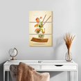 thumbnail image 2 of Elephant Stock Salmon Sushi Rolls Wall Art - Vertical Multi Panel Canvas - Dining Room Wall Decor - Food And Drink Multi Panel - Beige And Orange Decor - 14" x 23", 2 of 4