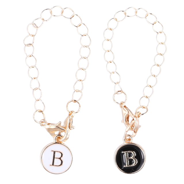 (Negro + Blanco B) Letra Copa Bingba Adecuado para Personalizado Con Letra Reconocimiento (B)