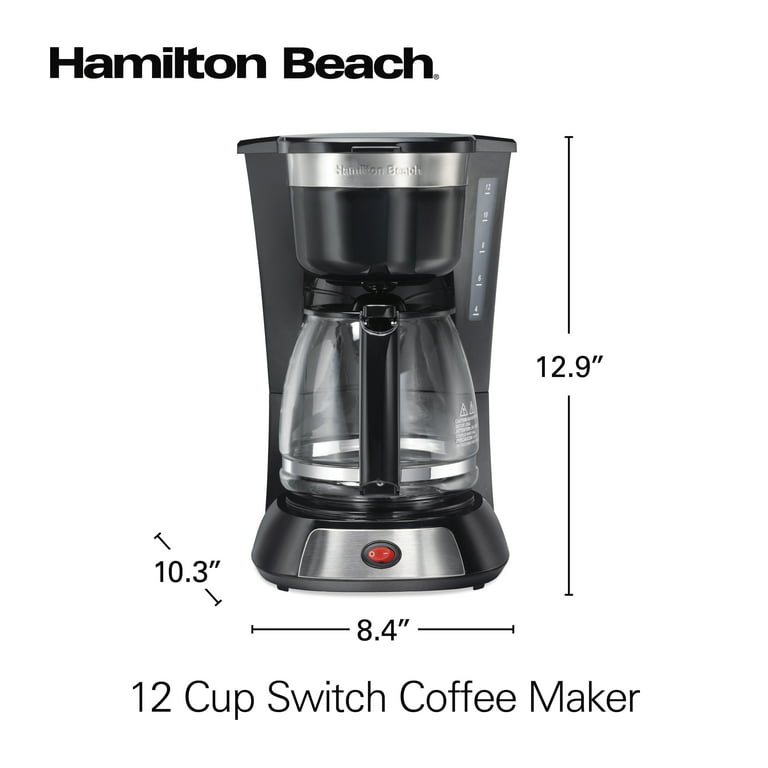 Hamilton Beach 12 Cup Coffee Maker with Stainless Steel Accents - 49631