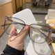 thumbnail image 2 of Gafas anti-luz azul para mujer con montura de anteojos regular, montura de luz plana retro terminada, 2 of 5