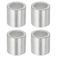 thumbnail image 1 of Uxcell Aluminum Crimping Loop Sleeve, Wire Rope Stop Sleeve Round Crimp Ferrules for Wire Rope 9/16"(14mm), 1 of 7