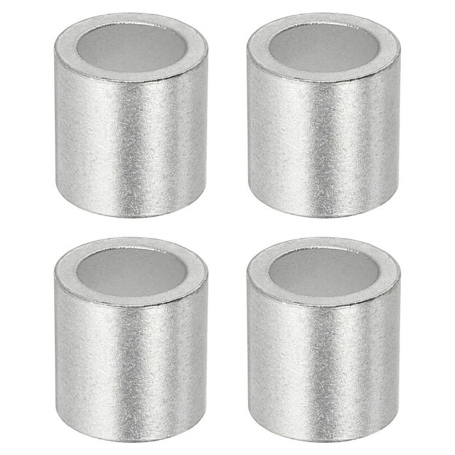 Uxcell Aluminum Crimping Loop Sleeve, Wire Rope Stop Sleeve Round Crimp Ferrules for Wire Rope 9/16"(14mm)