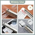 thumbnail image 3 of UPGRATOR Heavy Duty Single Hole Puncher 1Set Silver Rectangular Tool for Photo Album Binding and Document Management, 3 of 8