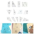 thumbnail image 2 of 3/4/5Pcs Acrylics Quilting Rulers for Accurate Measurements Clear Quilting Patchwork Ruler for Fabric Cutting Measuring, 2 of 9