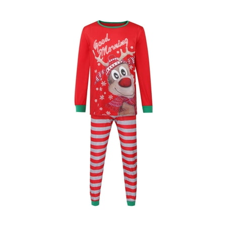 

KEJIG Stylish New Cute Fashion Parent-child Suit Two-piece Printed Home Wear Pajamas Kids