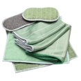 thumbnail image 1 of Bamboo Microfiber Cloths, Premium Bamboo Cloths, Reusable And Machine Washable, For Dust, Tableware, Window, Car 10pcs, 1 of 5