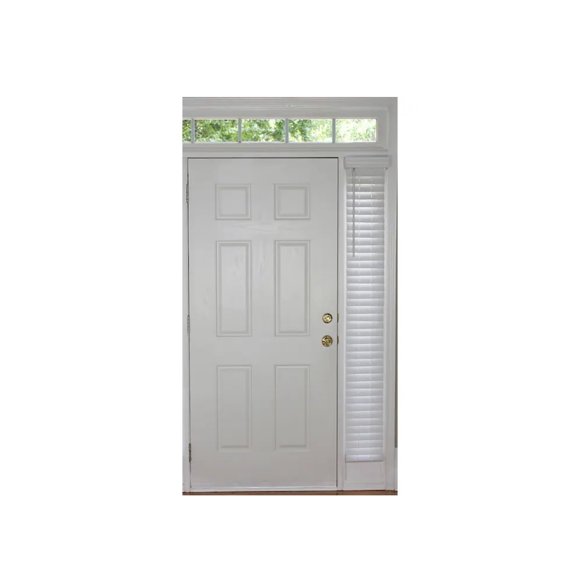 Persianas Allen + Roth Trim At Home, madera sintética blanca, 8.5 x 72 pulgadas