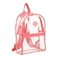 thumbnail image 4 of Eastsport Clear Backpack with Pencil Case, Pink Tropical Leaf, 4 of 8