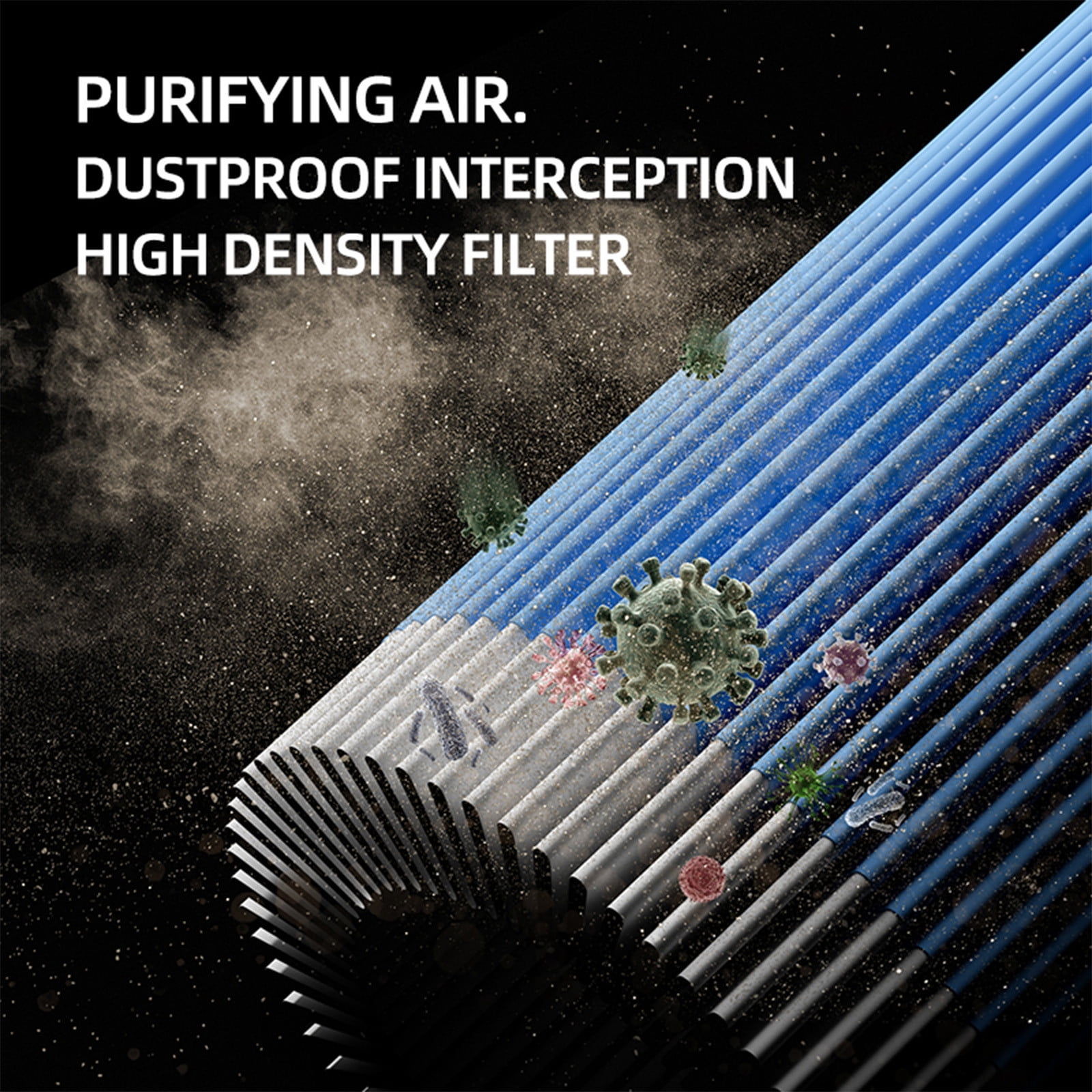 FHBVT 4L Large Cool Mist Humidifier, Purifier and Diffuser with Adjustable Mist Control, Removes Impurities, Ideal for Bedroom Office Living Room, with USB Power Supply, Ensures Optimal Air Quality