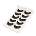 thumbnail image 2 of Pestañas postizas largas hechas a mano, 5 pares, grandes y negras. Pestañas naturales de moda, 2 of 3