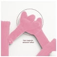 thumbnail image 4 of Calcetas MagSoxPink VentDepot 2Pares Rosa 5-9.5US calcetines tubo medio animados, 4 of 5