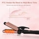 thumbnail image 2 of Pretfy Hair Curling Iron 3-Barrel 25mm Hair Waver Egg Roll Hair Curler Hair Crimper Temperature Adjustable LCD Temp Display Hair Styling Tool, 2 of 5