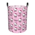 thumbnail image 2 of Cartoon Hello Cat Laundry Hamper Kit-ty Large Storage Basket Cartoon Sanrio Girls Boys Toy Organizer, 2 of 10