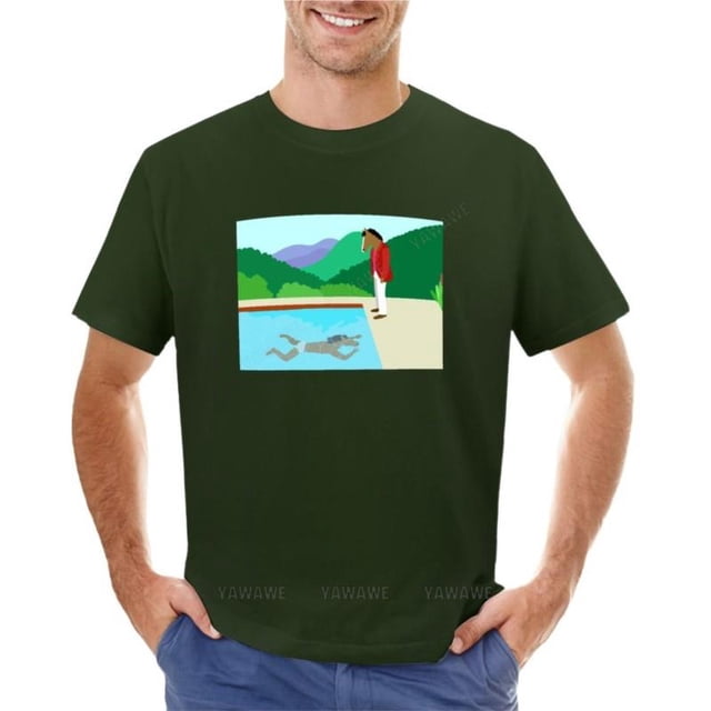 Camiseta gráfica de jinete minimalista, camiseta de verano, camiseta para niño, camisetas de cuello redondo, camisetas para hombre, camisetas casuales y elegantes