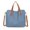 Blue, variant on NOKIO Female One-Shoulder Tote Bag, Ladies One-Shoulder Convertible Bag Fashion Simplicity Bag Women Leather Color Crossbody Bag Zipper Bag Shoulder Bag Hand Bag