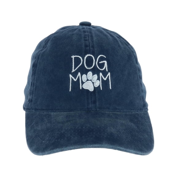 David & Young Dog Mom Embroidered Baseball Cap (Women)