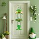 thumbnail image 5 of Adornos para puerta del Día de San Patricio, 3 piezas, colgadores de puerta para fiestas, primavera, día irlandés, Día de San Patricio, hogar, mesa, árbol, decoraciones colgantes para fiestas, colgado, 5 of 6