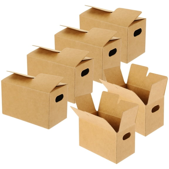 10Pcs Miniature Box Decor Paper Mini Box Figurine Mini House Decor Mini House Furniture Model