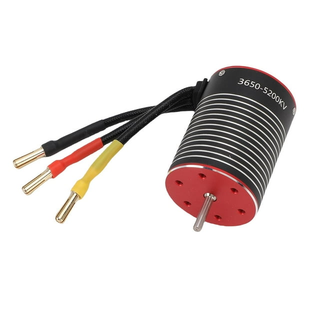 60A Brushless ESC, 3650 Motor Replacement Combo with 900W Power, 2-4S Battery Compatibility, 5.8V3A BEC for HPI, RC Cars