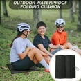 thumbnail image 5 of Foldable Outdoor Cushion | Small Waterproof Moisture-Resistant Seat Pad for Camping Hiking Picnics Travel | Oxford Cloth | Memory Foam | Portable Lightweight | 34x30cm | 1 Pack, 5 of 6