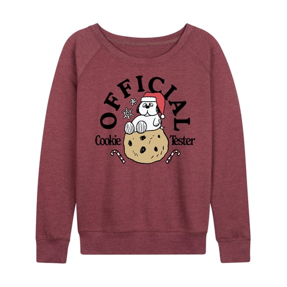 Peanuts - Official Cookie Tester Olaf - Women's French Terry Long Sleeve Pullover