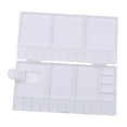 thumbnail image 1 of Caja de paleta de acuarela vacía Área de mezcla portátil Paleta de colores Paleta de cuaderno de bocetos, 1 of 9