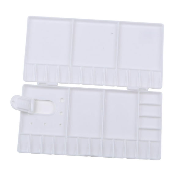 HOMYL Empty Watercolor Palette Box Gouache Mixing Palette for Acrylic Oil Painting